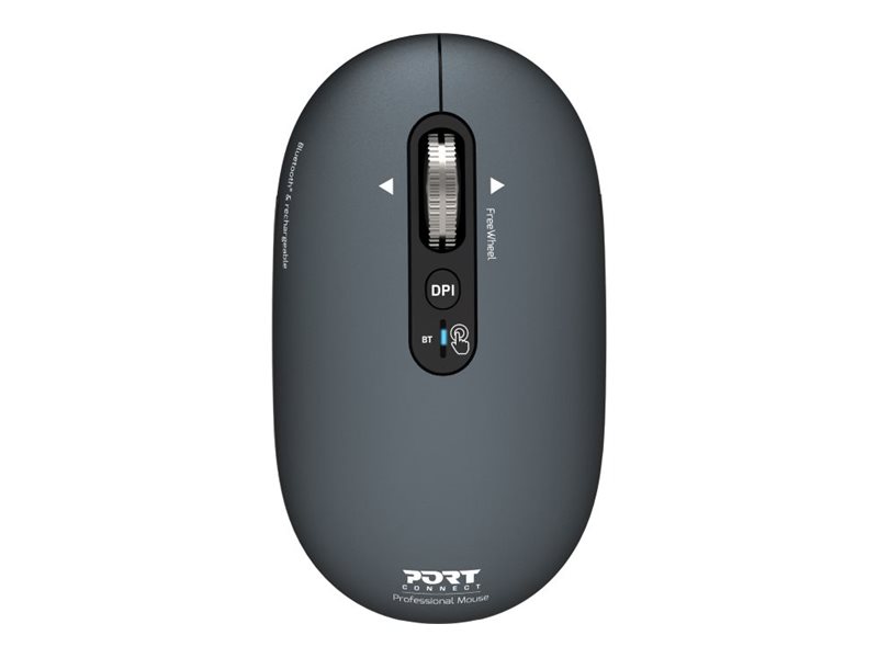 PORT CONNECT Mouse | PURE MAC | Wireless | Bluetooth | Gray