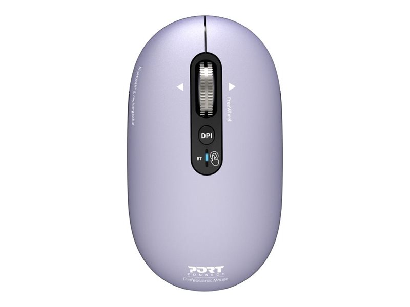 PORT CONNECT Mouse | PURE MAC | Wireless | Bluetooth | Lavender