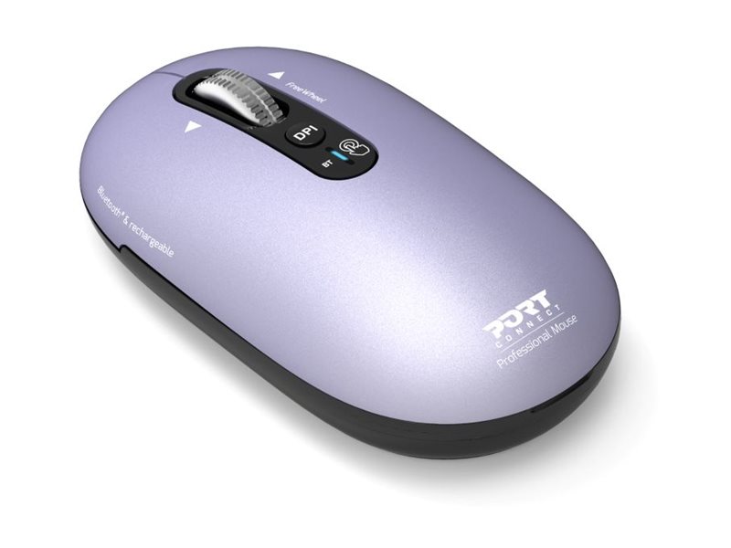 PORT CONNECT Mouse | PURE MAC | Wireless | Bluetooth | Lavender