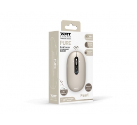 PORT CONNECT Mouse | PURE MAC | Wireless | Bluetooth | Beige Perle