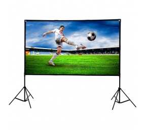 Extralink | Foldable Projection Screen, 186 x 105 cm | Diagonal 84 " | White