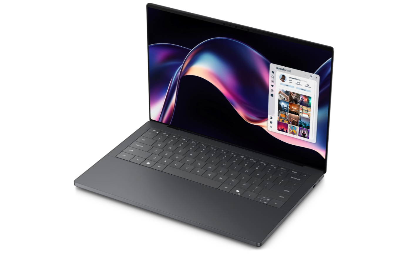 Dell XPS 14 DA14260 | Graphite | 14 " | Touchscreen | 2.8K | Intel Core Ultra X7 | 358H | 32 GB | LPDDR5x | Solid-state drive capacity 1000 GB | Intel Arc graphics | Windows 11 Pro | Bluetooth version 6 | Keyboard language English | Keyboard backlit | War