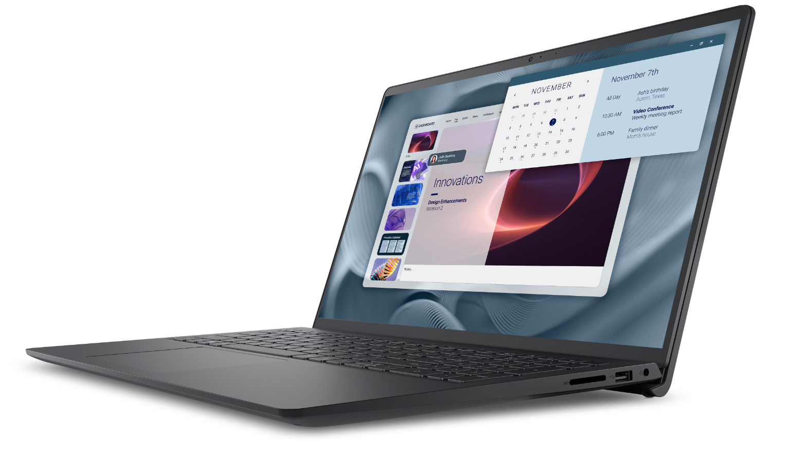 Dell Pro 15 Essential PV15250 | Carbon Black | 15.6 " | WVA | FHD | 1920 x 1080 pixels | Anti-Glare | Intel Core i7 | i7-1355U | 8 GB | DDR5 | Solid-state drive capacity 512 GB | Intel UHD Graphics | Windows 11 Home | 802.11ax | Keyboard language English 