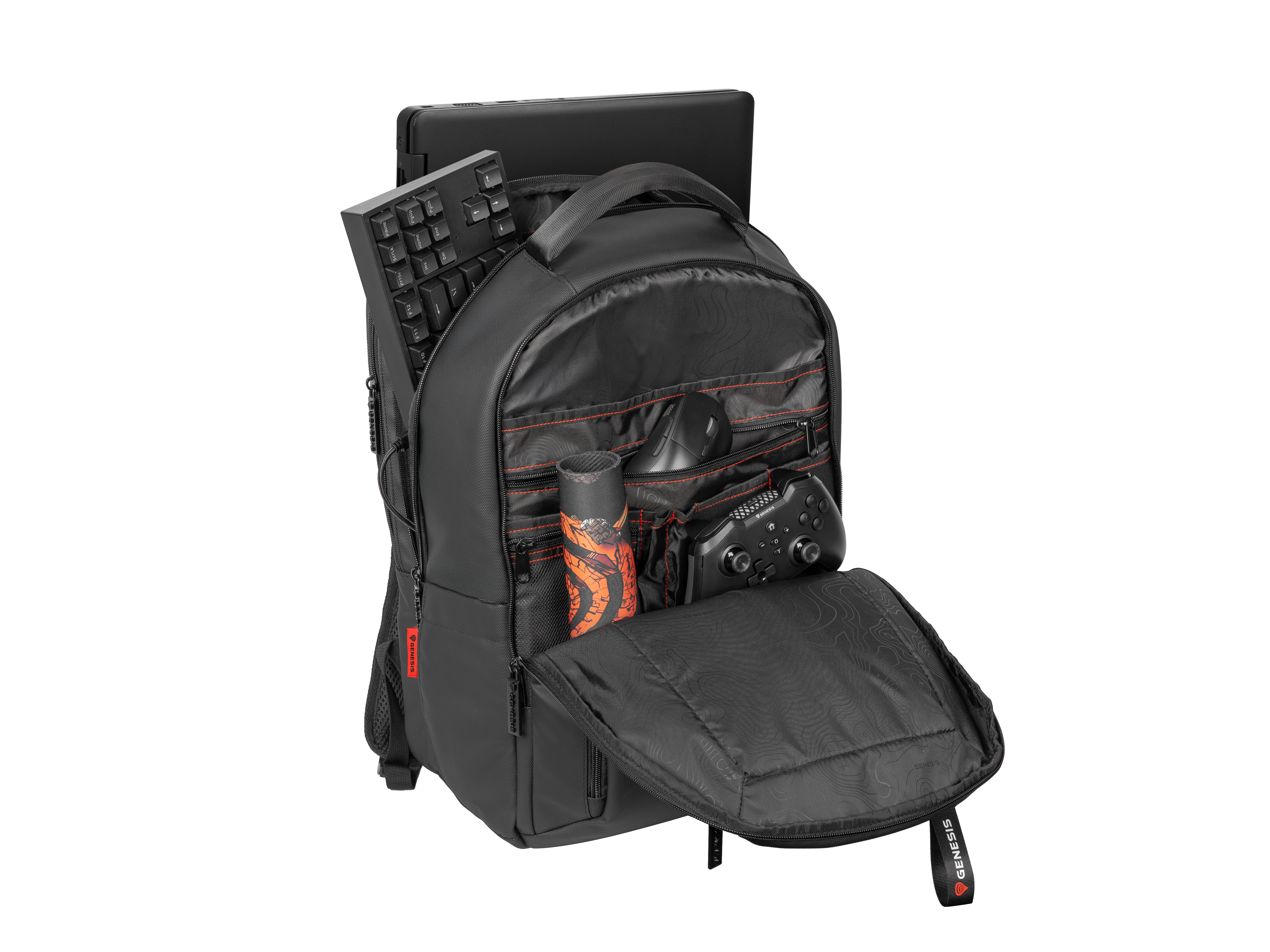 Genesis Pallad 510 | Fits up to size 17.3 " | Backpack | Shoulder strap | Black