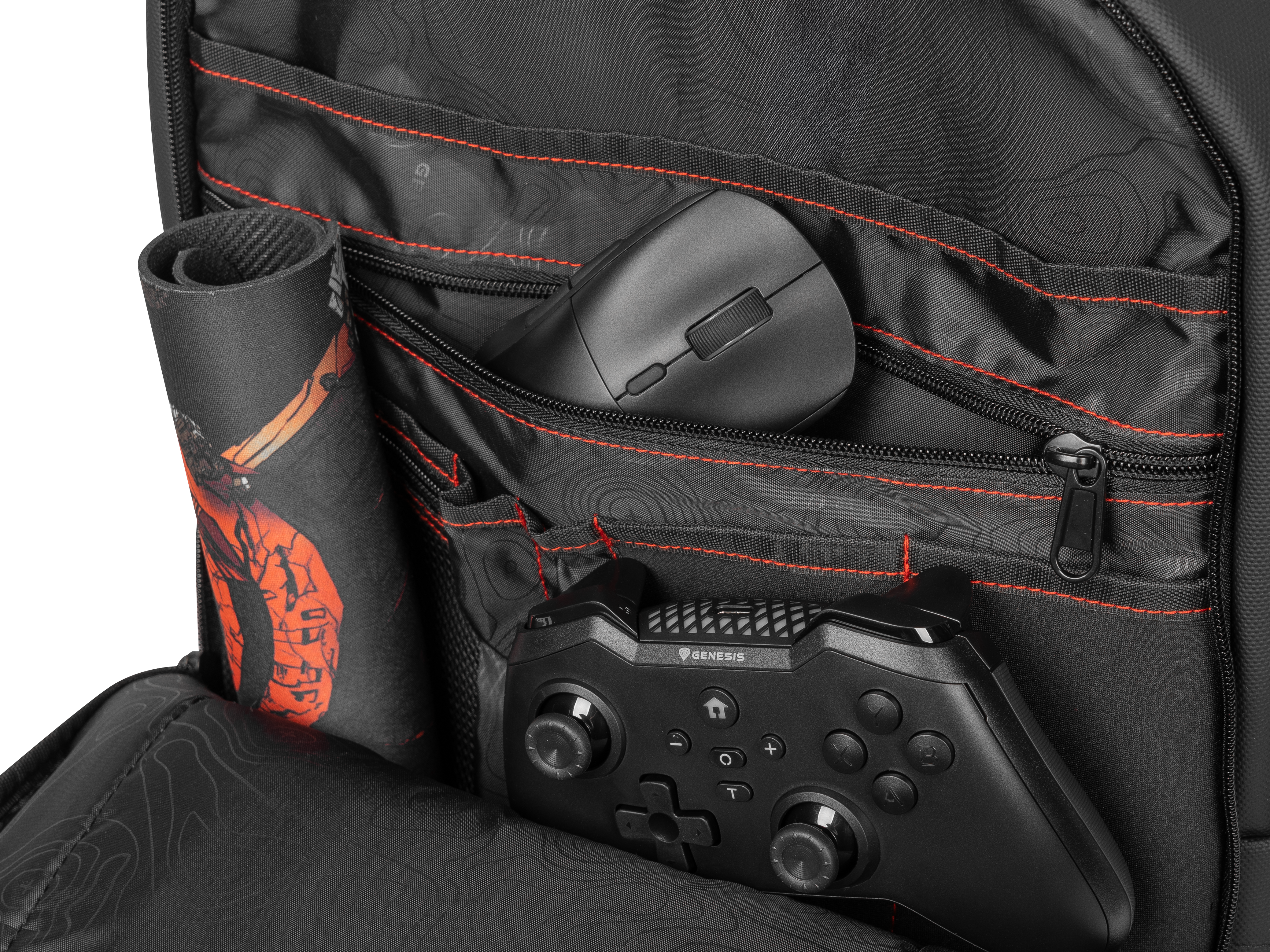 Genesis Pallad 510 | Fits up to size 17.3 " | Backpack | Shoulder strap | Black