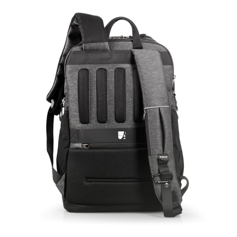 PORT DESIGNS Pro Montreal | Fits up to size 15.6/16 " | Backpack | Shoulder strap | Grey