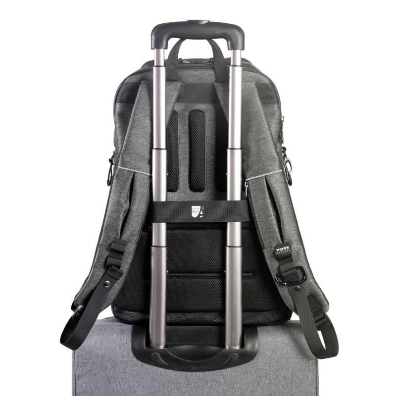 PORT DESIGNS Pro Montreal | Fits up to size 15.6/16 " | Backpack | Shoulder strap | Grey
