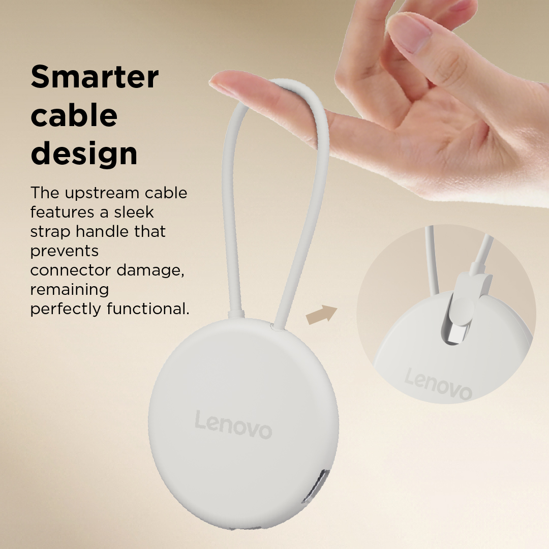 Lenovo Slim USB-C 3.2 Hub | HDMI, USB-C, USB-A | 65 W | Hub