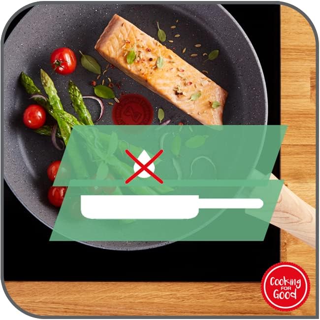 TEFAL | Pan | Duetto+ G7320655 | Frying | Diameter 28 cm | Halogen, induction, ceramic glass, gas, electric | Suitable for induction hob | Black | Fixed handle