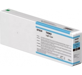 Epson T55K5 (C13T55K500) 700 ml Rašalinė kasetė, Light Cyan
