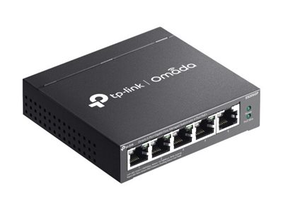 TP-LINK | Omada 5-Port Gigabit Easy Managed Switch with 4-Port PoE+ | ES205GP | Desktop/Wall mountable