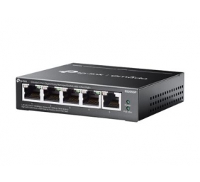 TP-LINK | Omada 5-Port Gigabit Easy Managed Switch with 4-Port PoE+ | ES205GP | Desktop/Wall mountable