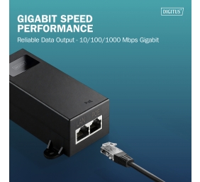 Digitus Gigabit Ethernet PoE++ injector, 802.3bt | DN-95104-1
