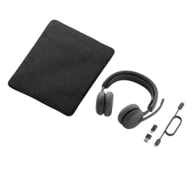 Logitech Zone Wireless 2 ES for Business UC Belaidės ausinės, Bluetooth, USB-C rec., Graphite