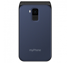 myPhone Flip | LTE | Navy Blue | 2.8 " | TFT | 48 MB | 128 MB | 3G | Bluetooth | 2.1 | USB version Type-C | Built-in camera | Main camera resolution 1.3 MP | 1000 mAh