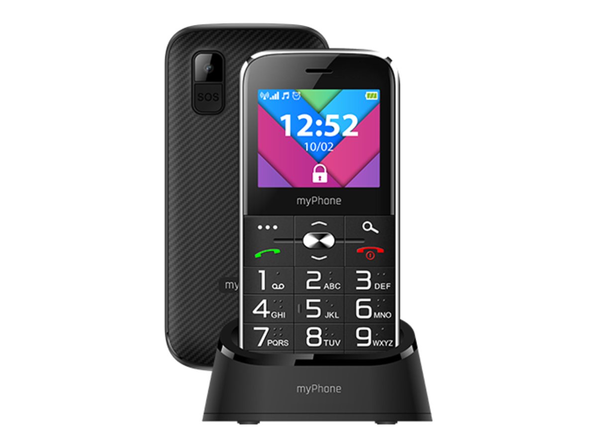 myPhone Halo C | Black | 2.2 " | TFT | 32 MB | 32 MB | Dual SIM | Main camera resolution 0.3 MP | 1900 mAh