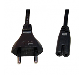 Cablexpert | Power cord (C7), VDE approved | PC-184-075-1.8M | Black | CEE 7/16 to C7