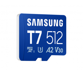 Samsung microSDXC UHS-I Card | T7 | 512 GB | microSD | Flash memory class U3, V30, A2