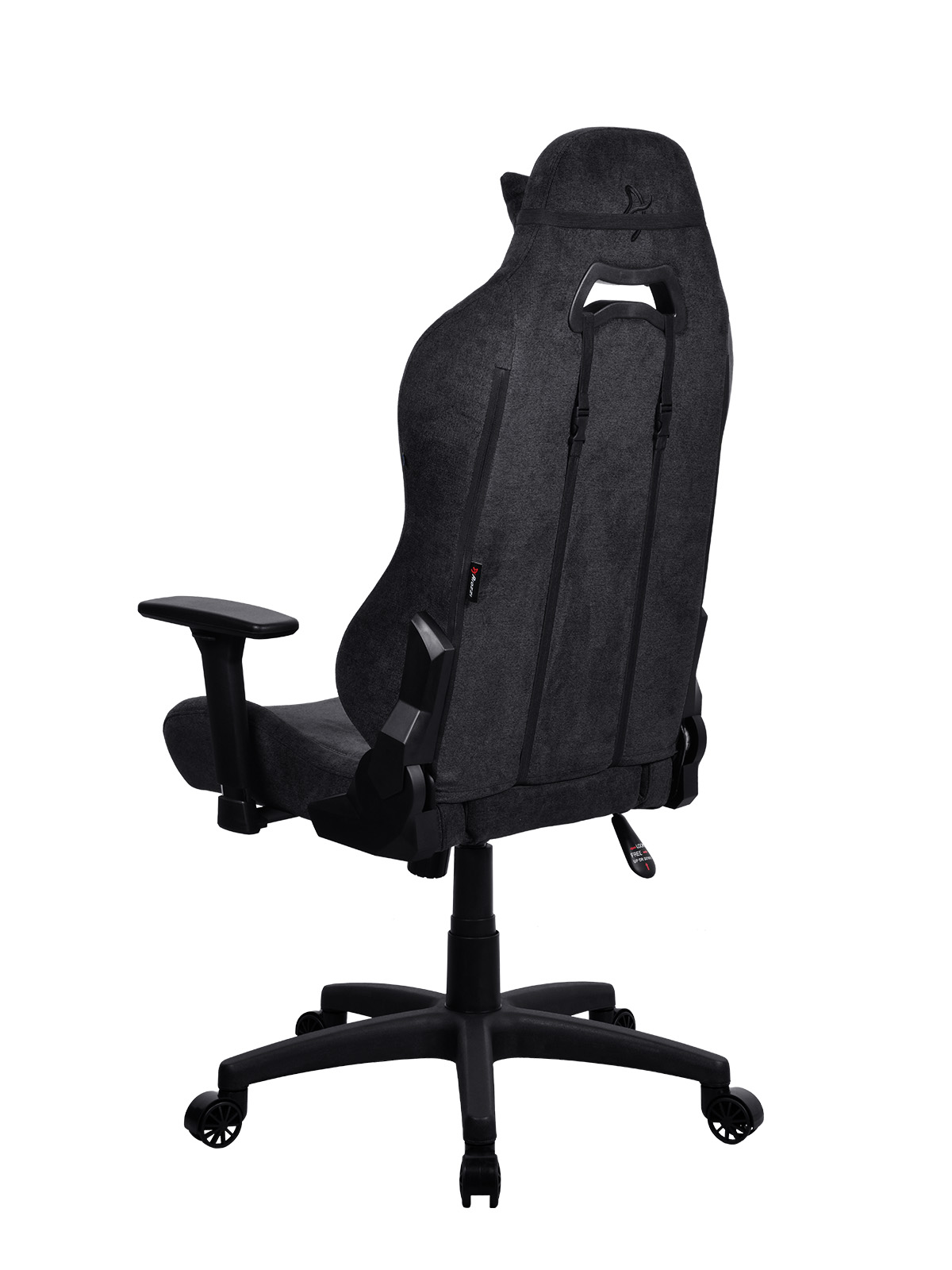 Arozzi Torretta Soft Fabric | Gaming Chair | Metal/Reinforced nylon | Pure Black