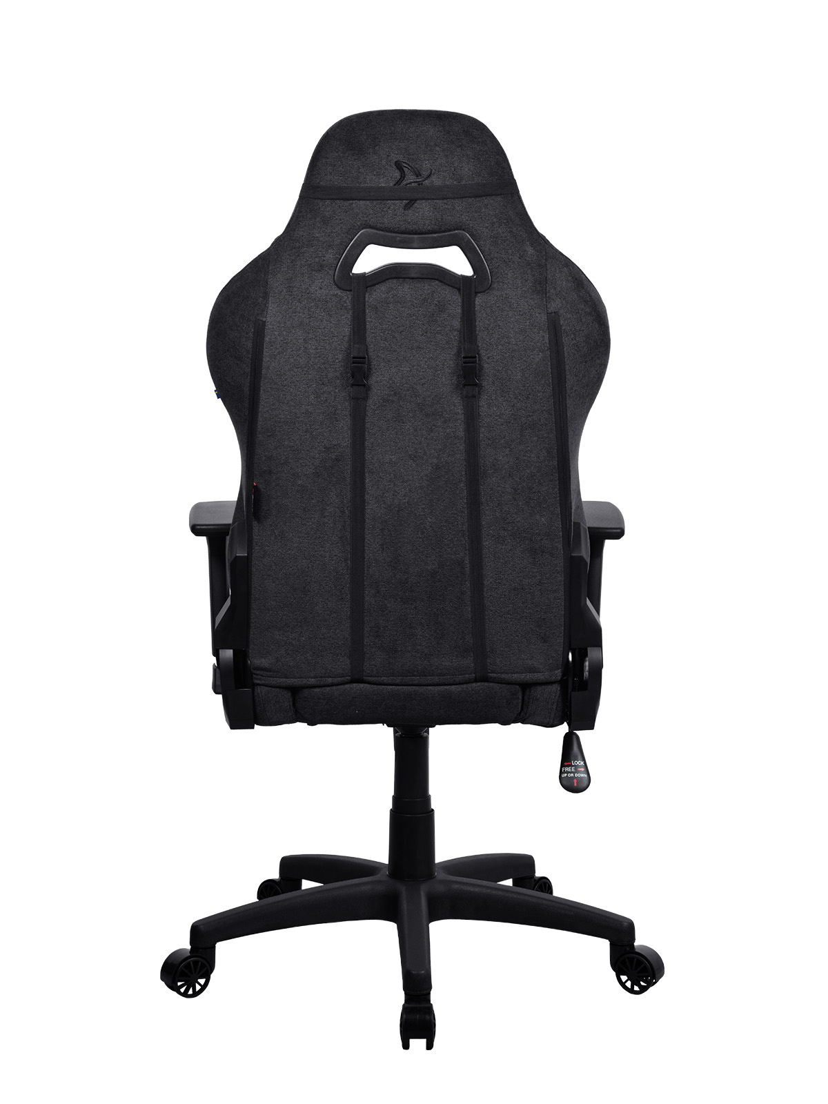 Arozzi Torretta Soft Fabric | Gaming Chair | Metal/Reinforced nylon | Pure Black