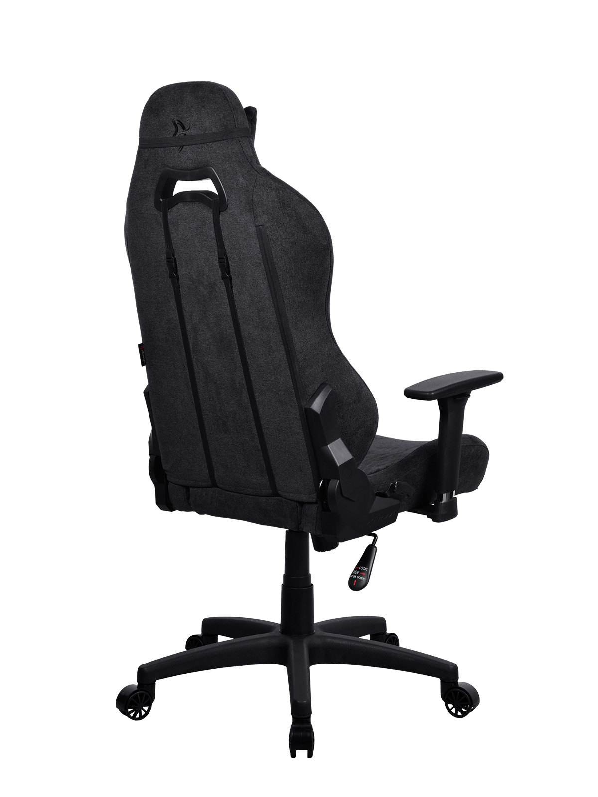 Arozzi Torretta Soft Fabric | Gaming Chair | Metal/Reinforced nylon | Pure Black