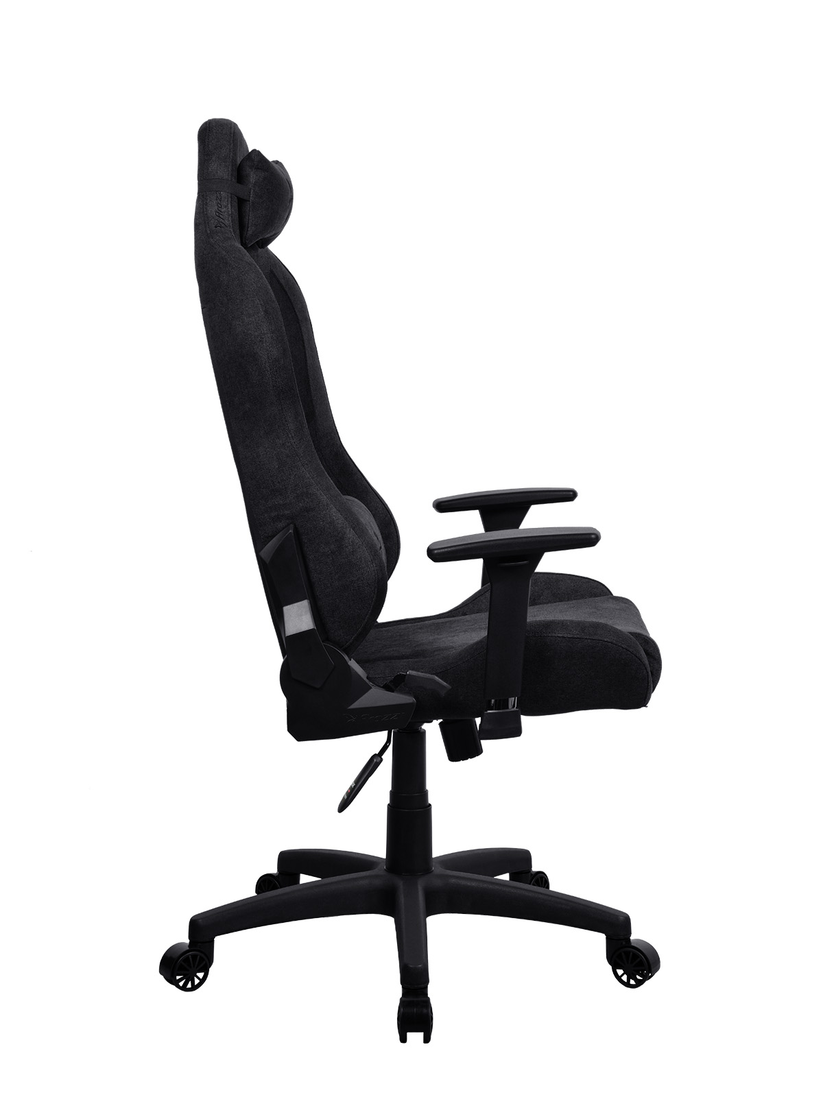 Arozzi Torretta Soft Fabric | Gaming Chair | Metal/Reinforced nylon | Pure Black