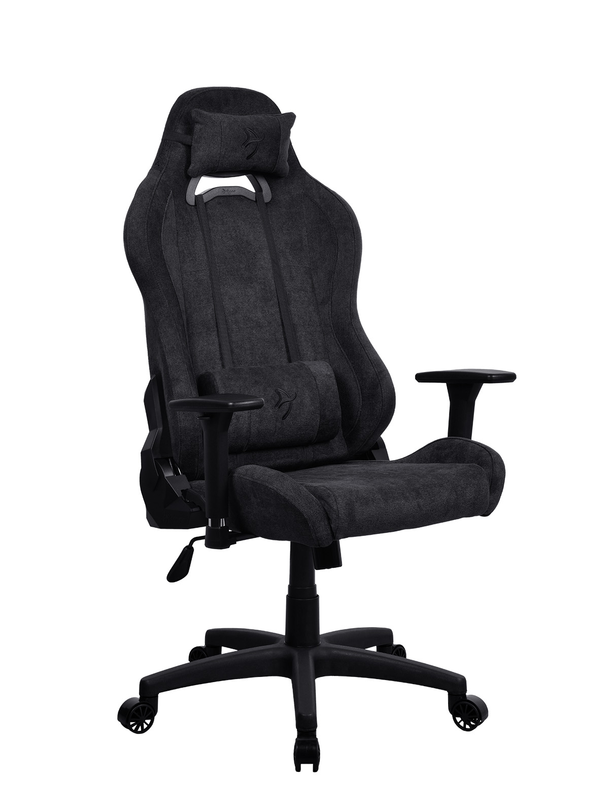 Arozzi Torretta Soft Fabric | Gaming Chair | Metal/Reinforced nylon | Pure Black