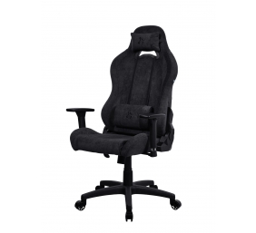 Arozzi Torretta Soft Fabric | Gaming Chair | Metal/Reinforced nylon | Pure Black