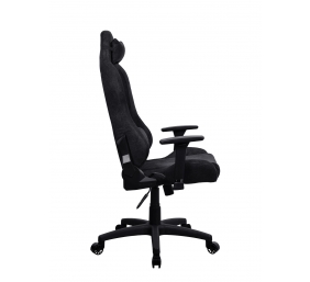 Arozzi Torretta Soft Fabric | Gaming Chair | Metal/Reinforced nylon | Pure Black