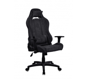 Arozzi Torretta Soft Fabric | Gaming Chair | Metal/Reinforced nylon | Pure Black