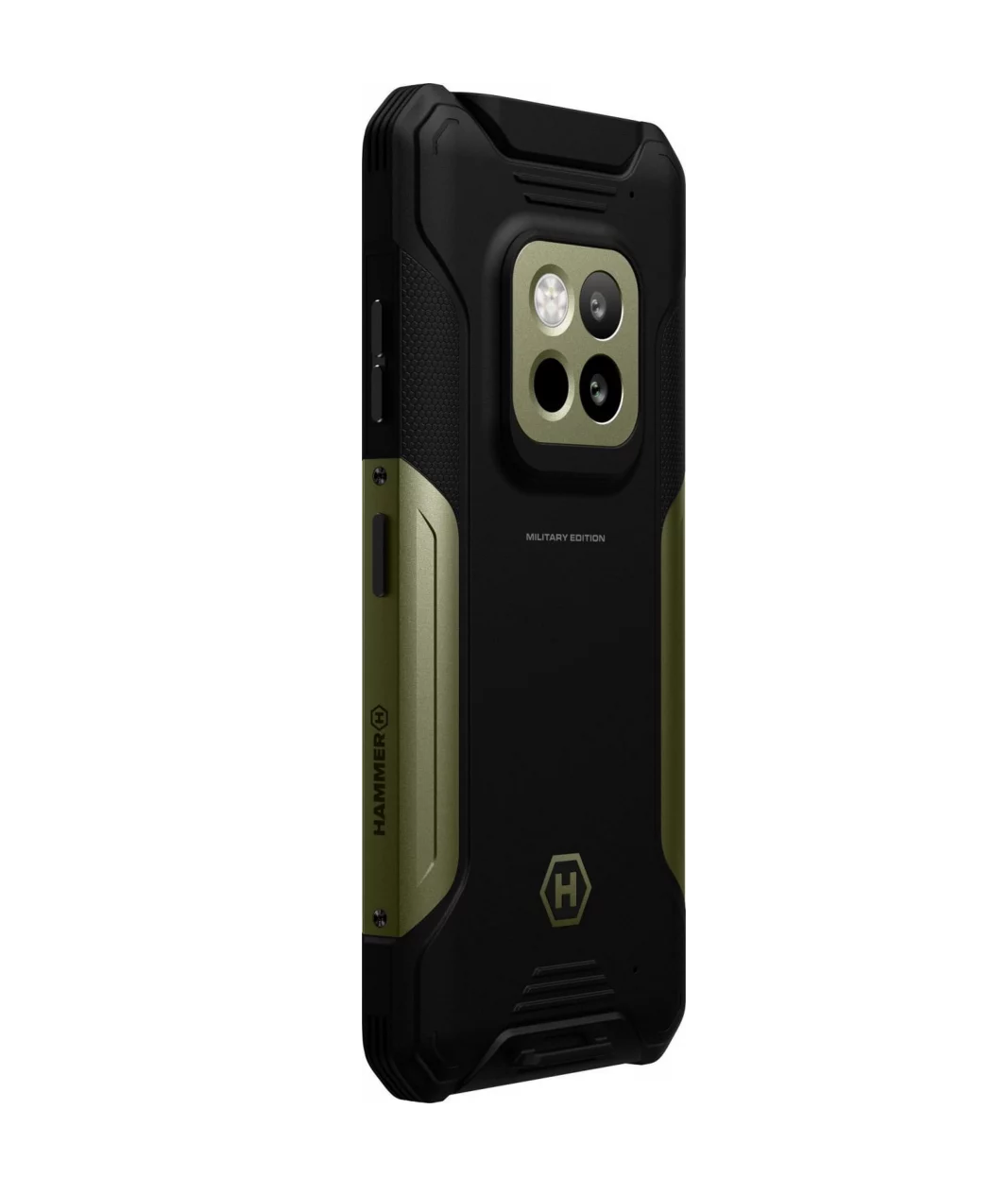 Hammer | Construction 2 | Green | 6.58 " | 1080 x 2408 pixels | Mediatek | Dimensity 6300 | Internal RAM 6 GB | 128 GB | Dual SIM | 3G | 4G | 5G | Main camera resolution 50 MP | Android | 14 | 6500 mAh