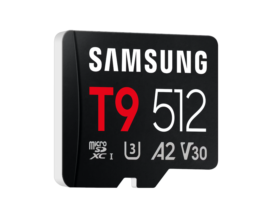 Samsung microSDXC UHS-I Card | T9 | 512 GB | microSD | Flash memory class U3, V30, A2