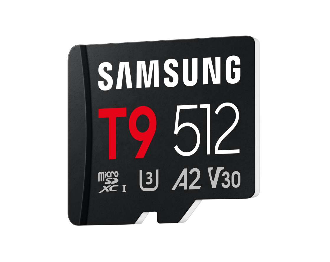 Samsung microSDXC UHS-I Card | T9 | 512 GB | microSD | Flash memory class U3, V30, A2