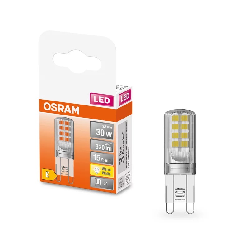 Parathom Clear capsule LED | G9 | 2.6 W | Warm White