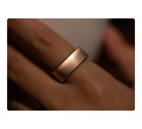 Ultrahuman | Ring Air | Brushed Rose Gold | Size 8 | Smart Ring