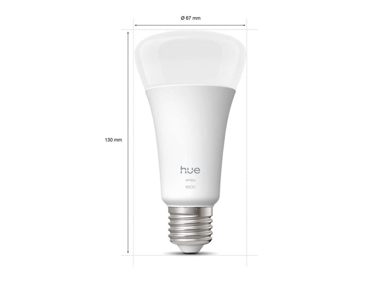 Philips Hue W 1600 A67 1P EU | E27 | 13.5 W | Soft white light | Bluetooth and Zigbee