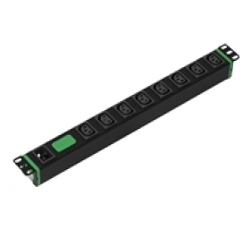 Easy Rack PDU, Basic, Horizontal, 1 Phase, 3.7kW, 230V, 16A, 8 x C13 outlets, IEC60320 C20 inlet