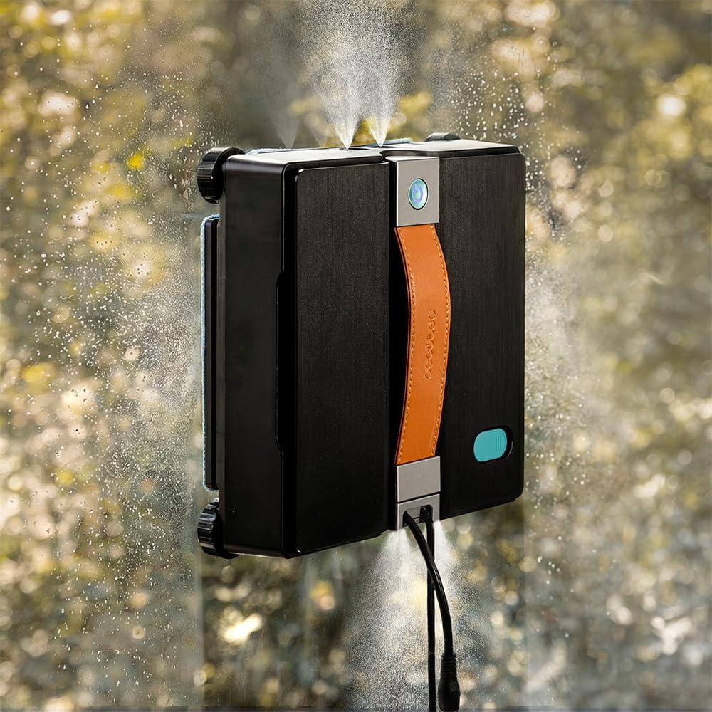 Cecotec Windows Cleaning Robot | Conga Windroid W50 Double Spray | Corded | Black