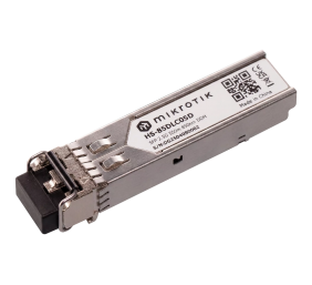 MikroTik 1G/2.5G multimode SFP module | HS-85DLC05D | Dual LC | Maximum transfer distance 550 m