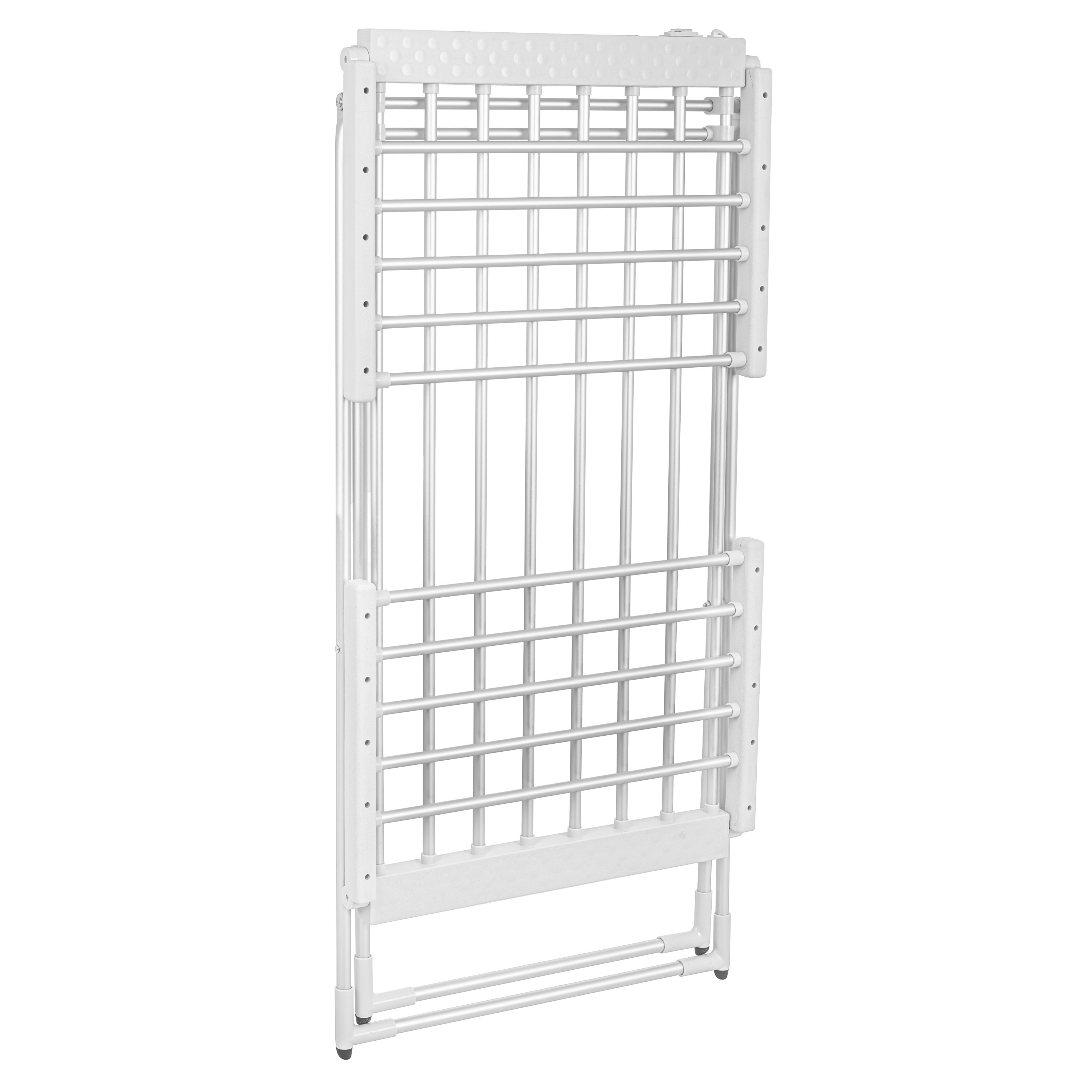 Adler | Foldable electric clothes drying rack | AD 7821 | 220 W | Silver/White