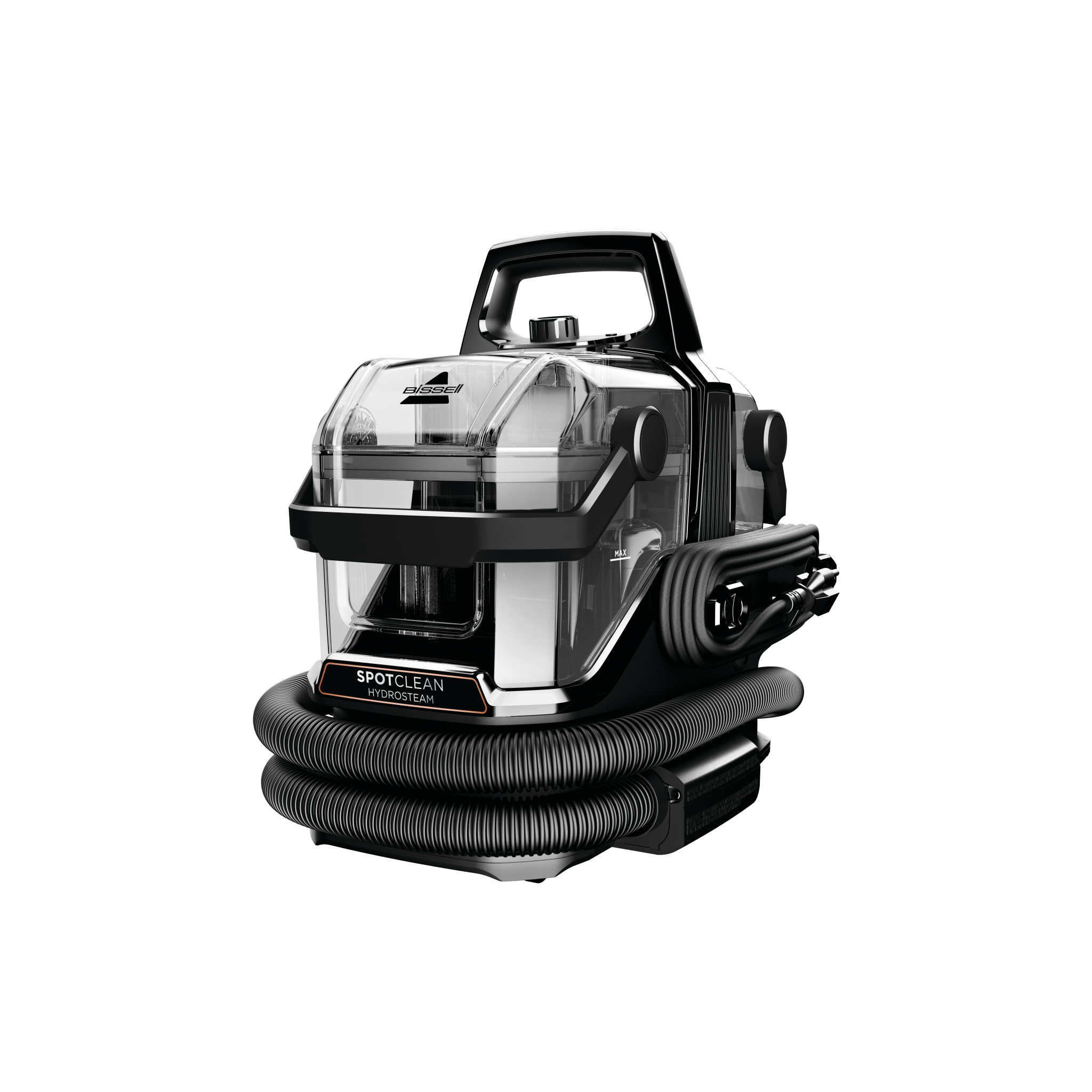 Bissell | Portable Carpet and Upholstery Cleaner | SpotClean HydroSteam Select | Corded operating | Washing function | 1000 W | Black