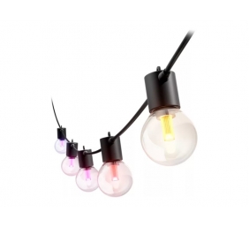 Philips Hue Hue Festavia Globe Outdoor String Lights, 21m Extension | 30 W