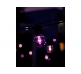 Philips Hue Hue Festavia Globe Outdoor String Lights, 21m Extension | 30 W