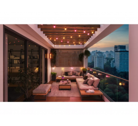 Philips Hue Hue Festavia Globe Outdoor String Lights, 21m Extension | 30 W