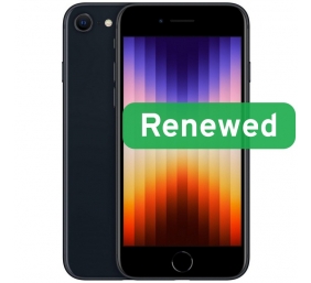 Apple Renewed Grade B | Apple iPhone SE (2022) | Midnight | 4.7 " | Retina IPS | 64 GB | 5G | iOS