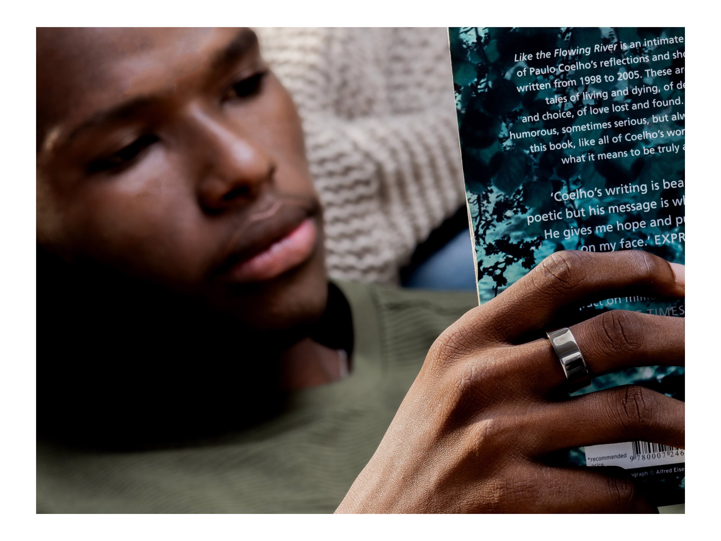 Ultrahuman | Ring Air | Space Silver | Size 9 | Smart Ring