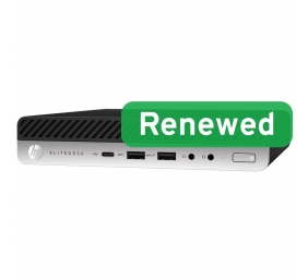 HP Renewed Grade A | EliteDesk 800 G4 | Intel Core i5 | i5-8500T | 8 GB | SSD | 256 GB | Intel UHD Graphics 630 | Windows 11 Pro