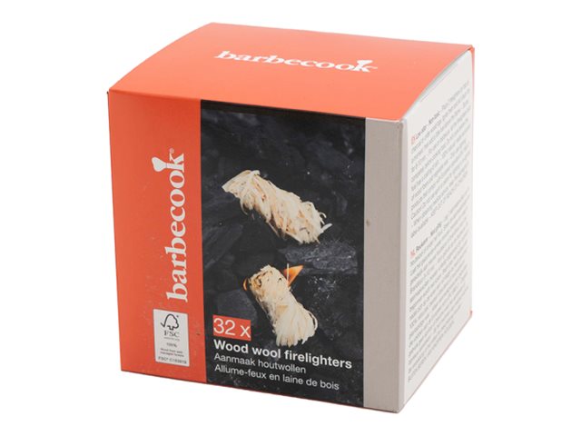 Barbecook | Wood wool firelighters 32 pieces FSC (per 12pcs) | BC-ACC-7426