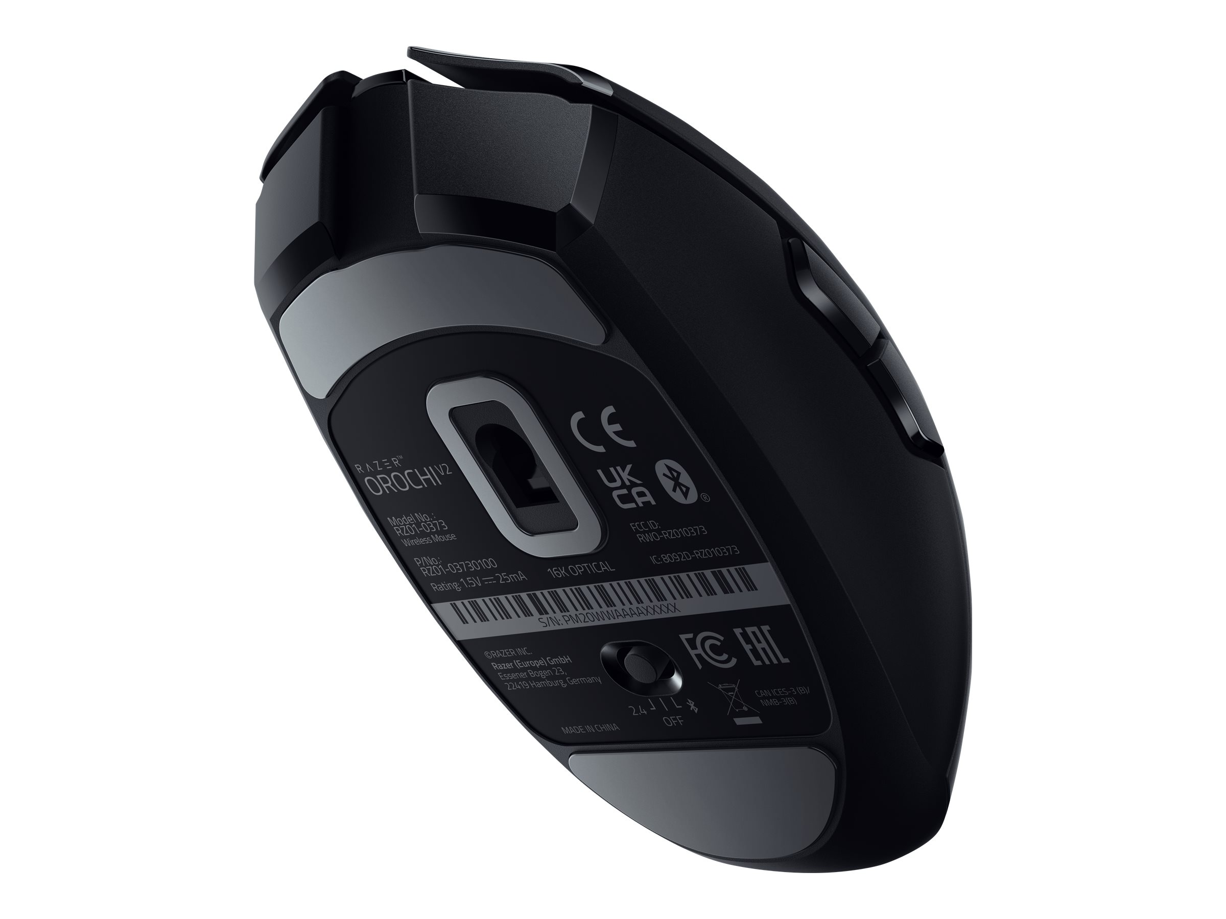 Razer Orochi V2 | Gaming Mouse | Black | 2.4 GHz, Bluetooth