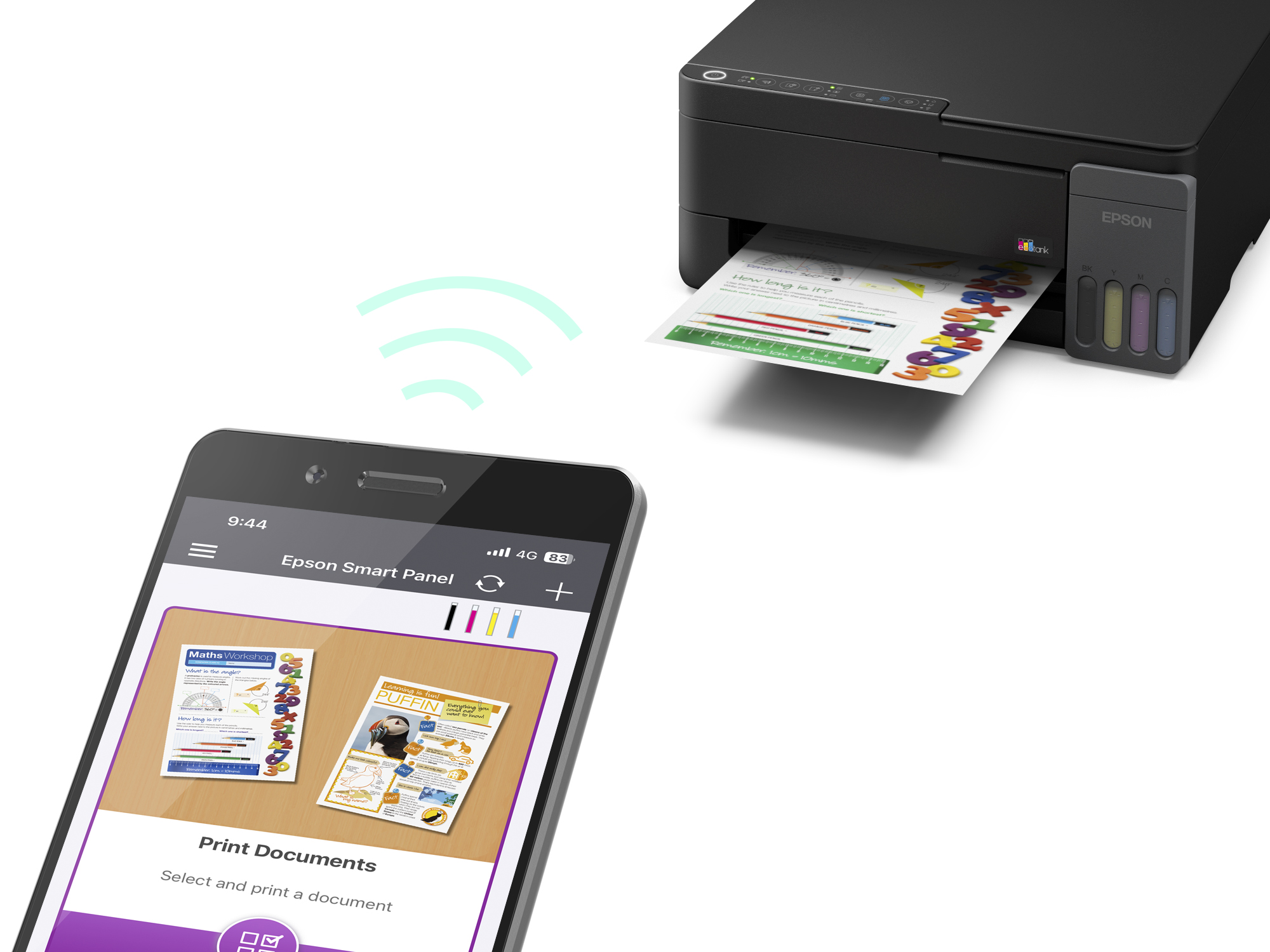 Epson EcoTank | L3350 | Inkjet | Colour | Multifuction Printer | A4 | Wi-Fi | Black